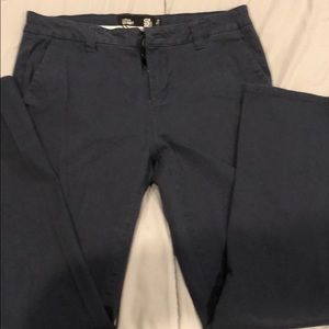 Navy men’s Tilly’s RSQ 34 pants like new